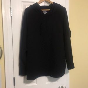 Tek Gear 2x quilted hoodie, side pockets and thumb slots